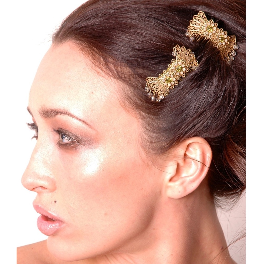 Opal & Citrine Hair Jewels